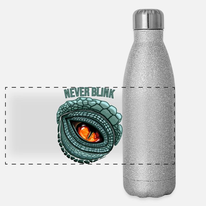 Primal Predator Eye - NEVER BLINK Panoramic Glitter Thermal Bottle 500 ml