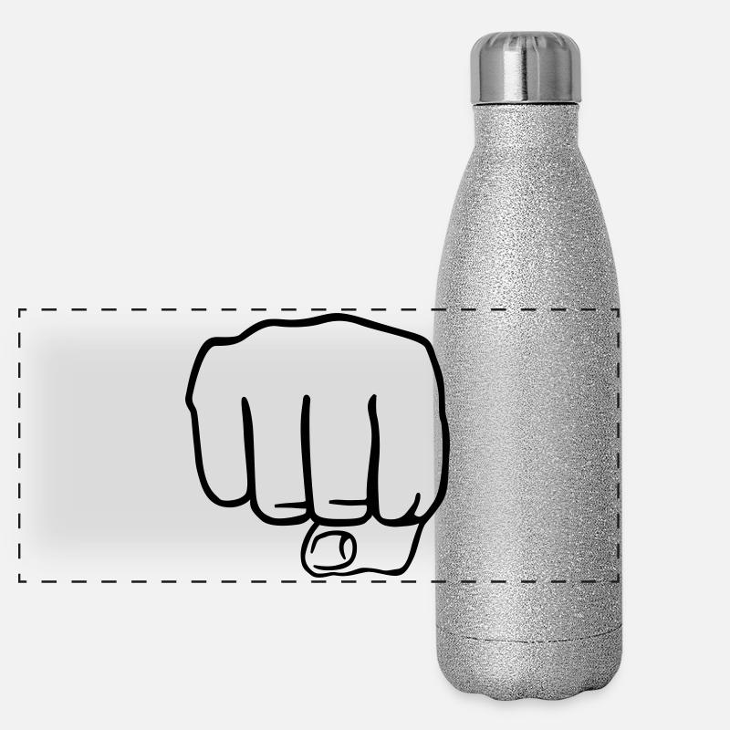 Faust Panorama Glitzer Isolierflasche 500 ml