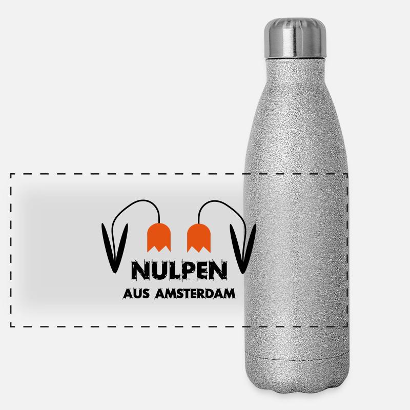 Nulpen aus Amsterdam Panorama Glitzer Isolierflasche 500 ml