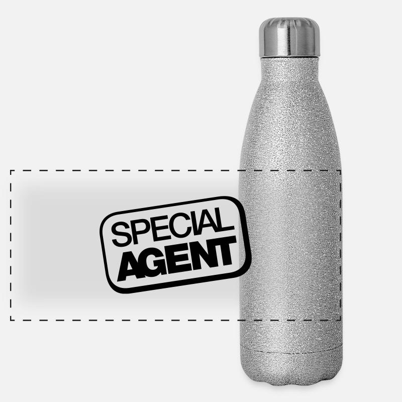 special_agent_ak1 Gourde isotherme panoramique pailletée 500 ml