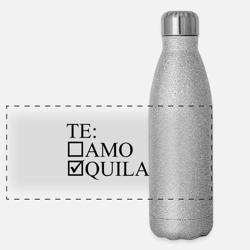 Tequila Panorama Glitzer Isolierflasche 500 ml