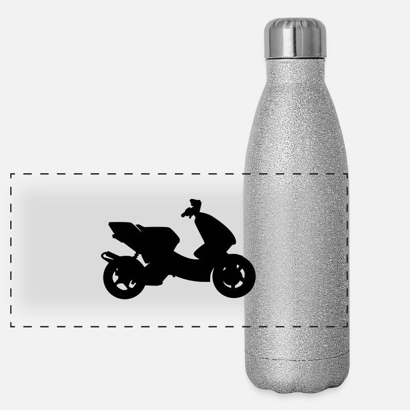 Scooter Tuner Edition Panorama Glitzer Isolierflasche 500 ml