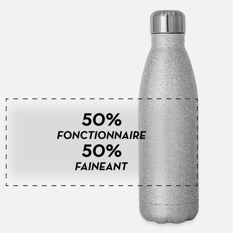 fonctionnaire / service public / mairie / état Gourde isotherme panoramique pailletée 500 ml