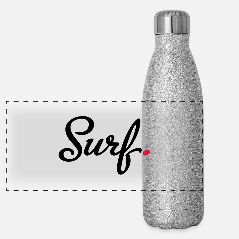 surf Panorama Glitzer Isolierflasche 500 ml
