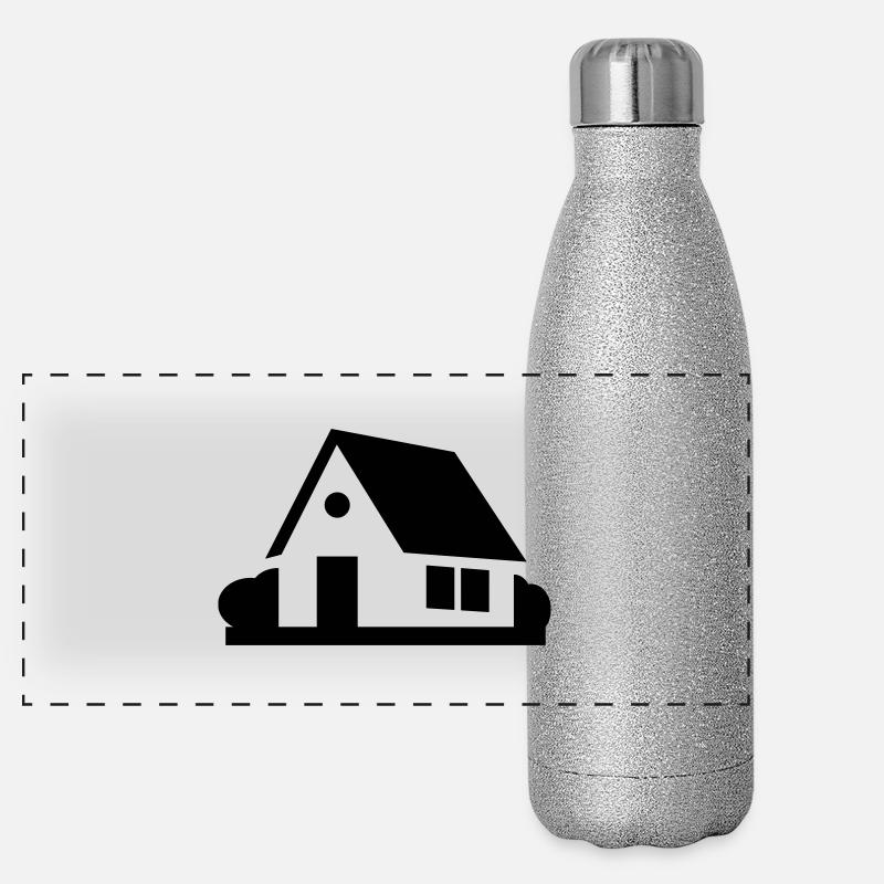 Maison Gourde isotherme panoramique pailletée 500 ml