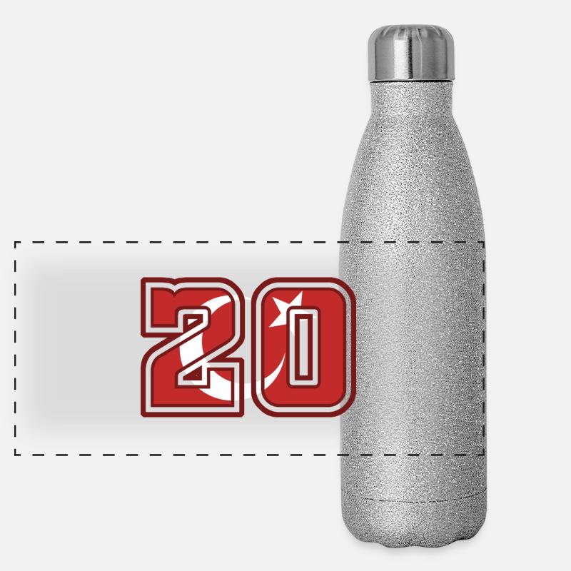 Denizli Panorama Glitzer Isolierflasche 500 ml