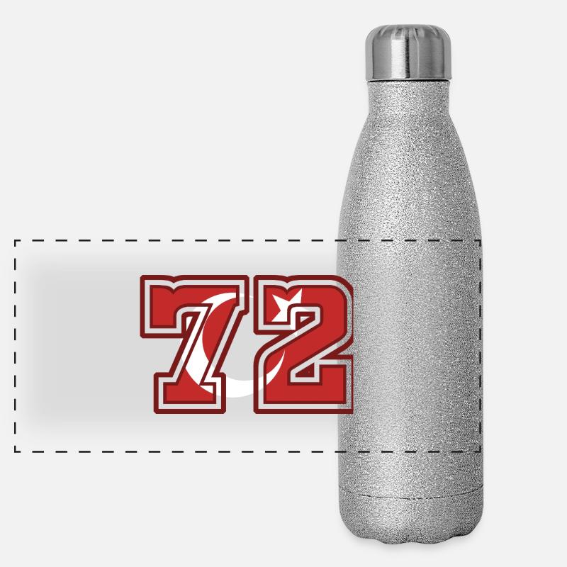 72 Panorama Glitzer Isolierflasche 500 ml