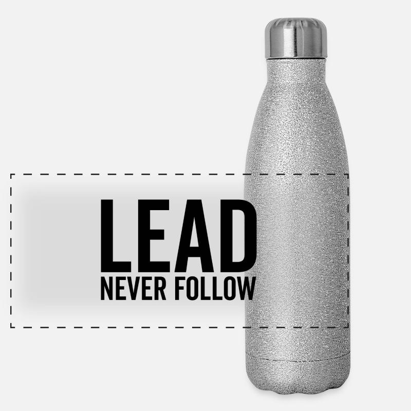 Lead Never Follow Panoramic Glitter Thermal Bottle 500 ml