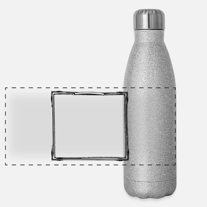 2577109 cadre Gourde isotherme panoramique pailletée 500 ml