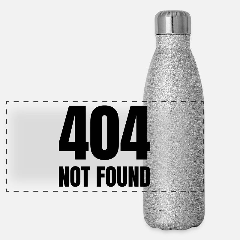 développeur / informatique / informaticien / Gourde isotherme panoramique pailletée 500 ml