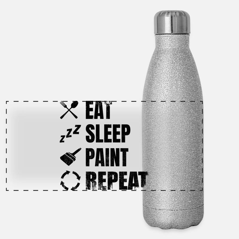 Maler Zeitplan Panorama Glitzer Isolierflasche 500 ml