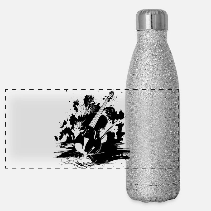 Violon Gourde isotherme panoramique pailletée 500 ml