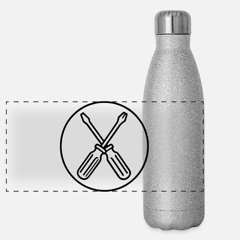 Screwdriver Panoramic Glitter Thermal Bottle 500 ml