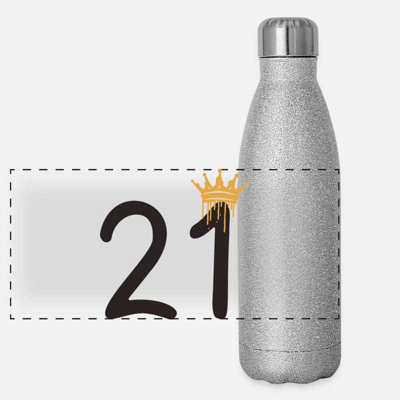 21 Panoramic Glitter Thermal Bottle 500 ml