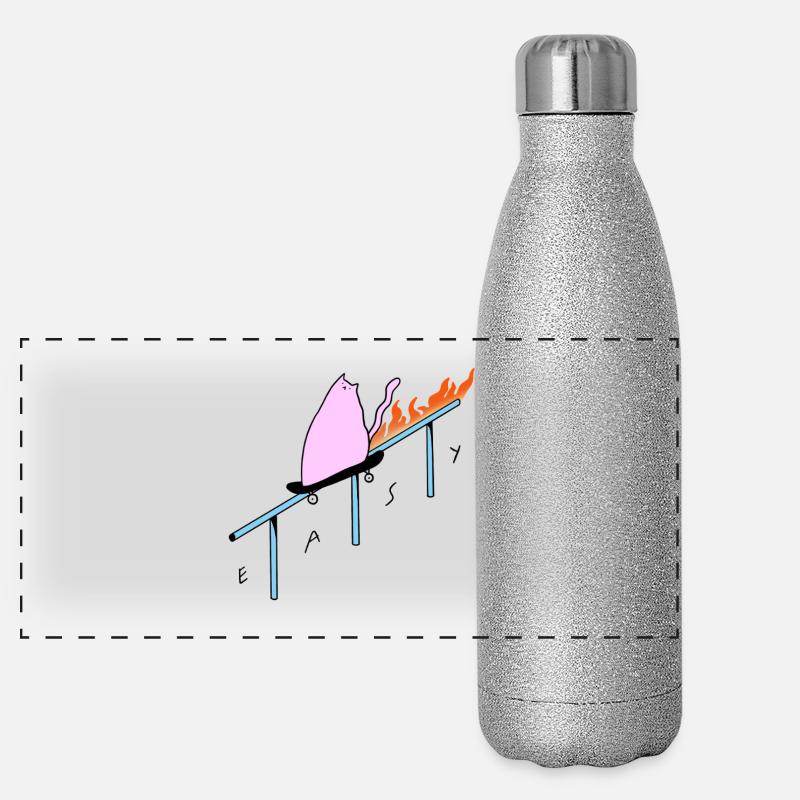 Panorama Glitzer Isolierflasche 500 ml
