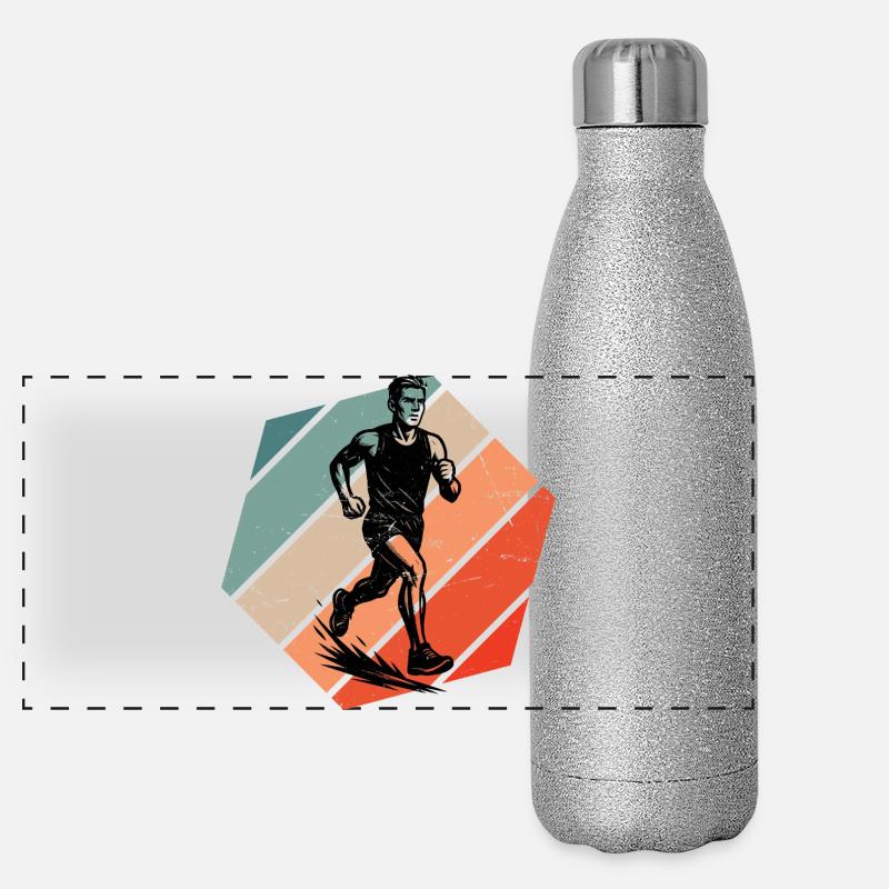 Super cadeau de course pour la course Gourde isotherme panoramique pailletée 500 ml