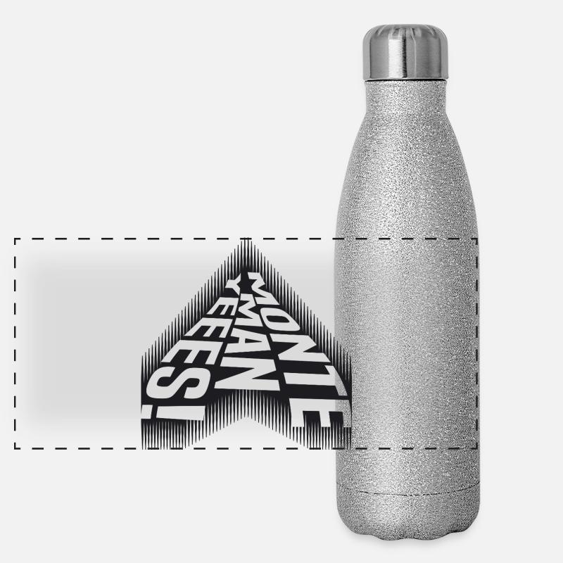 Monte Man Yeees - Diction cool Gourde isotherme panoramique pailletée 500 ml