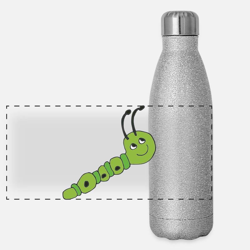 Caterpillar Panoramic Glitter Thermal Bottle 500 ml