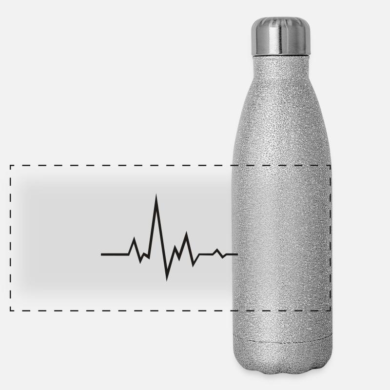 Frequenz Panorama Glitzer Isolierflasche 500 ml