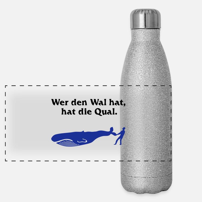 Wal = tourment Gourde isotherme panoramique pailletée 500 ml