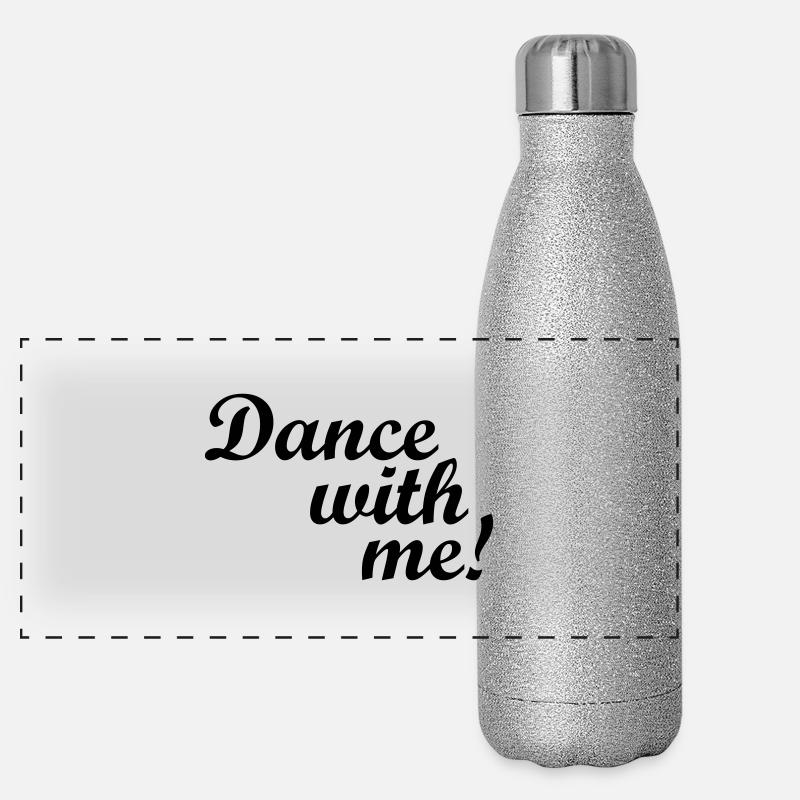 Dance with me! Gourde isotherme panoramique pailletée 500 ml