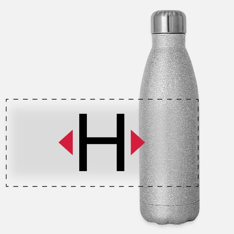 dériveur Elb H Gourde isotherme panoramique pailletée 500 ml