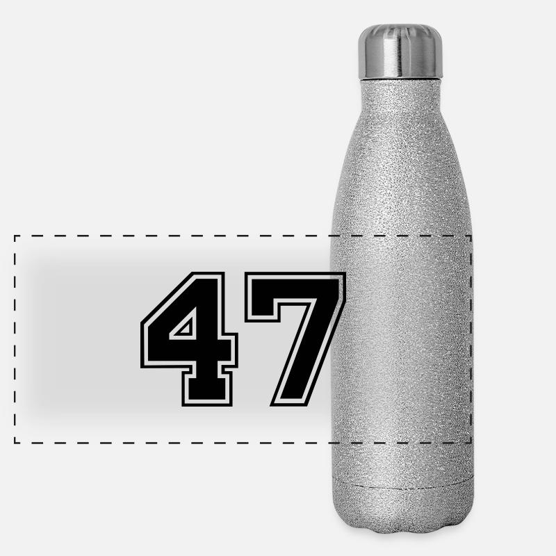 47 Panorama Glitzer Isolierflasche 500 ml