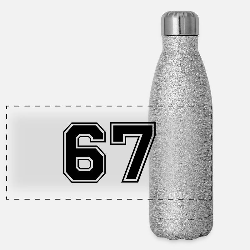 67 Panorama Glitzer Isolierflasche 500 ml