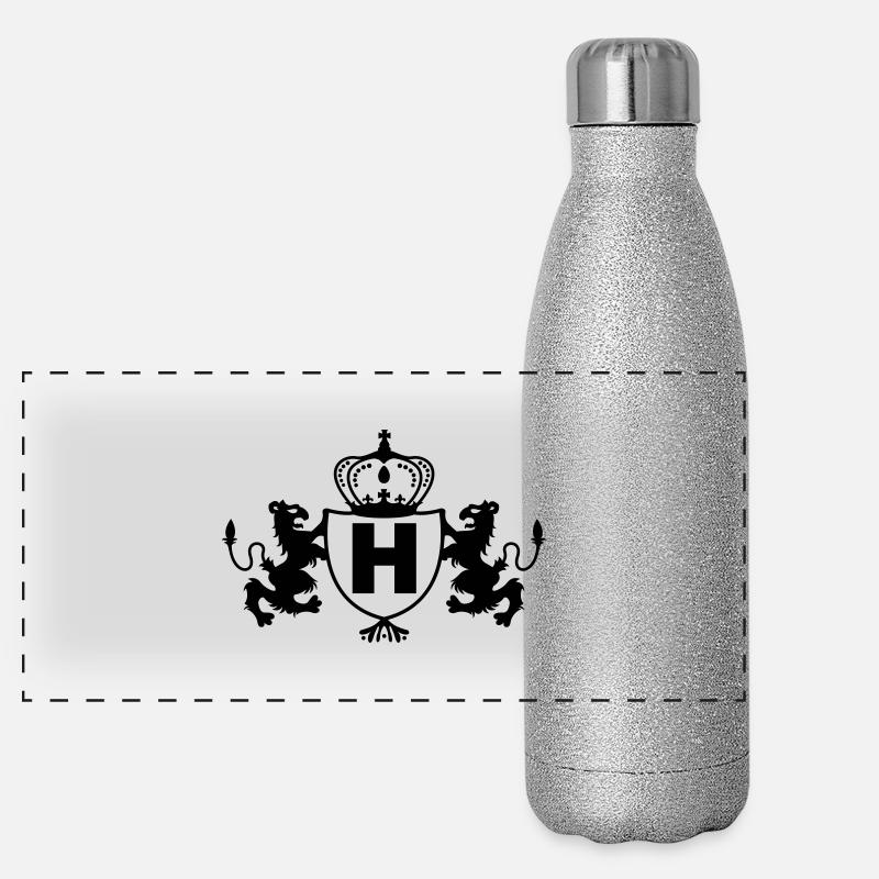 royal_wappen_h Panorama Glitzer Isolierflasche 500 ml