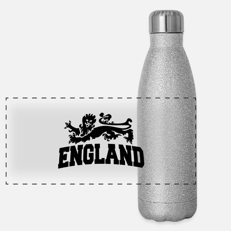 england with lion Gourde isotherme panoramique pailletée 500 ml