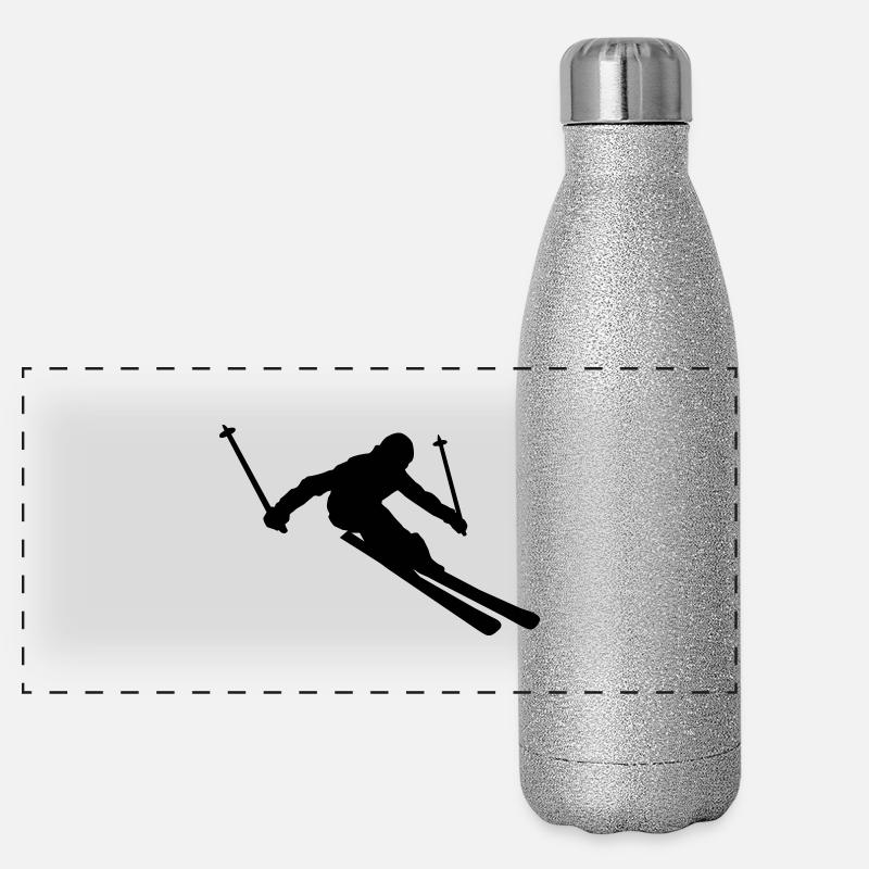 ski_fahrer__f1 Gourde isotherme panoramique pailletée 500 ml