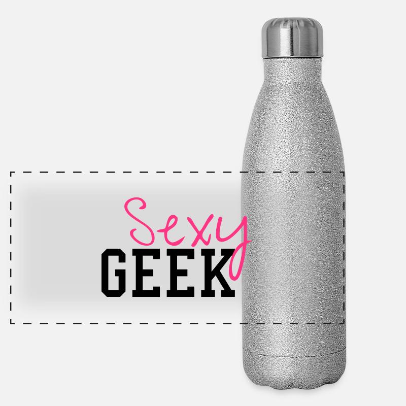 Sexy Geek Gourde isotherme panoramique pailletée 500 ml
