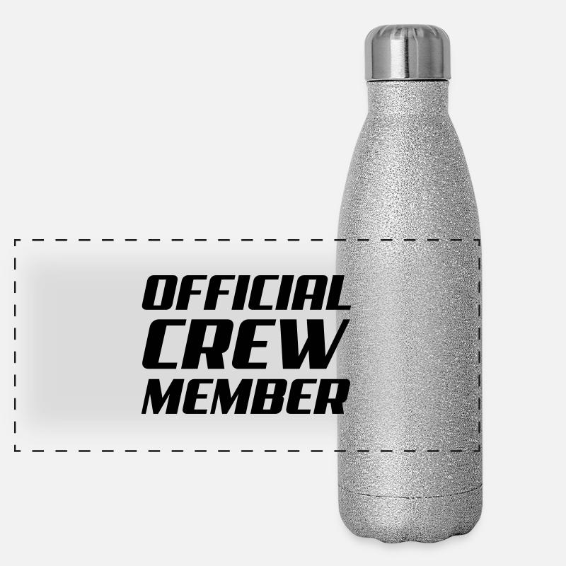official_crew_member Gourde isotherme panoramique pailletée 500 ml