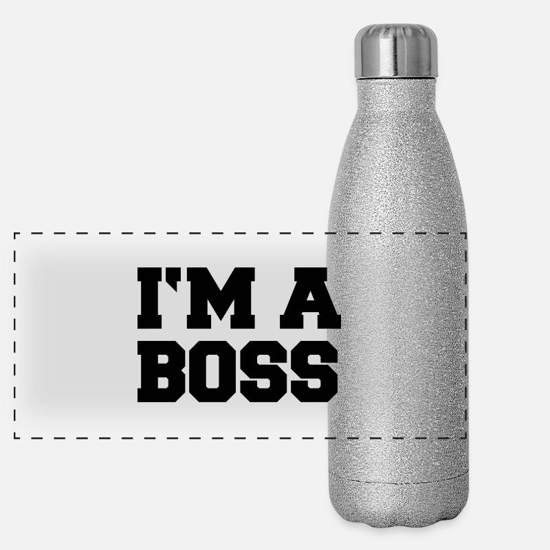 im_a_boss Gourde isotherme panoramique pailletée 500 ml
