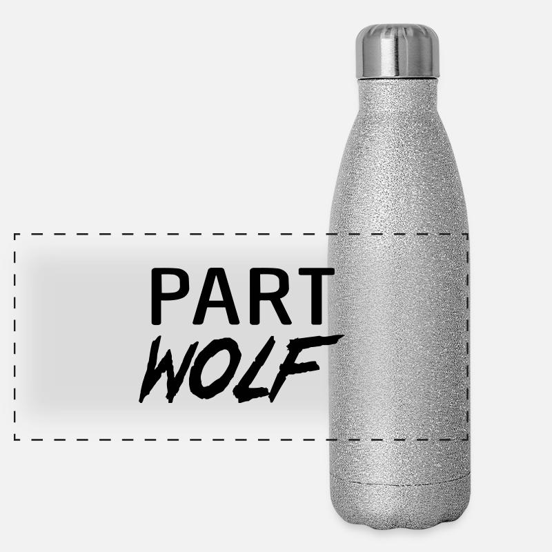 Part Wolf Panoramic Glitter Thermal Bottle 500 ml