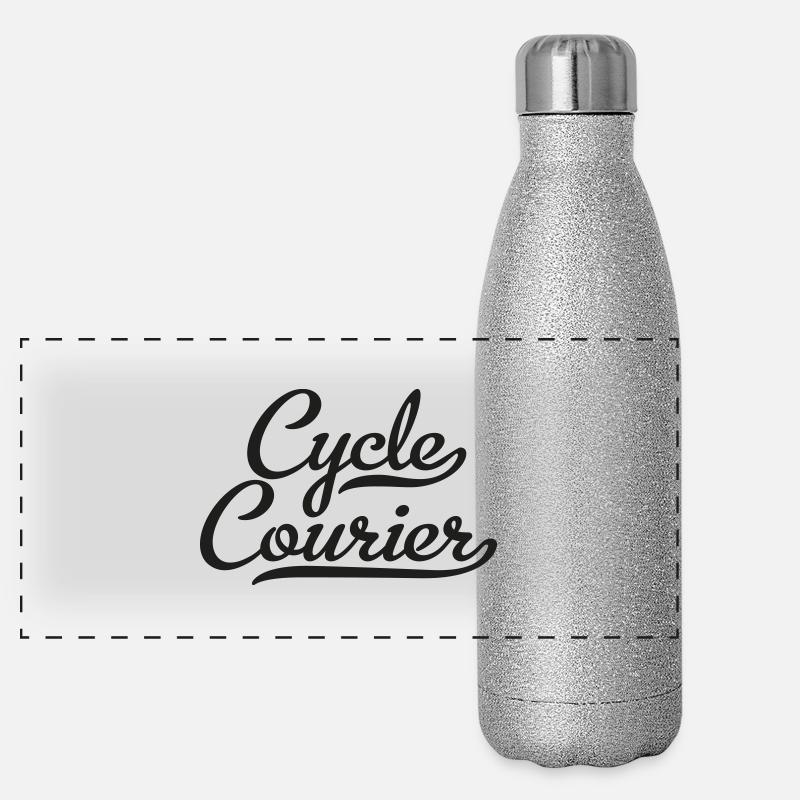 Coursier à vélo Gourde isotherme panoramique pailletée 500 ml