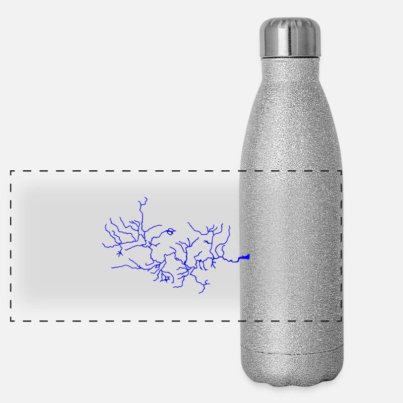 Thames River System England Gourde isotherme panoramique pailletée 500 ml
