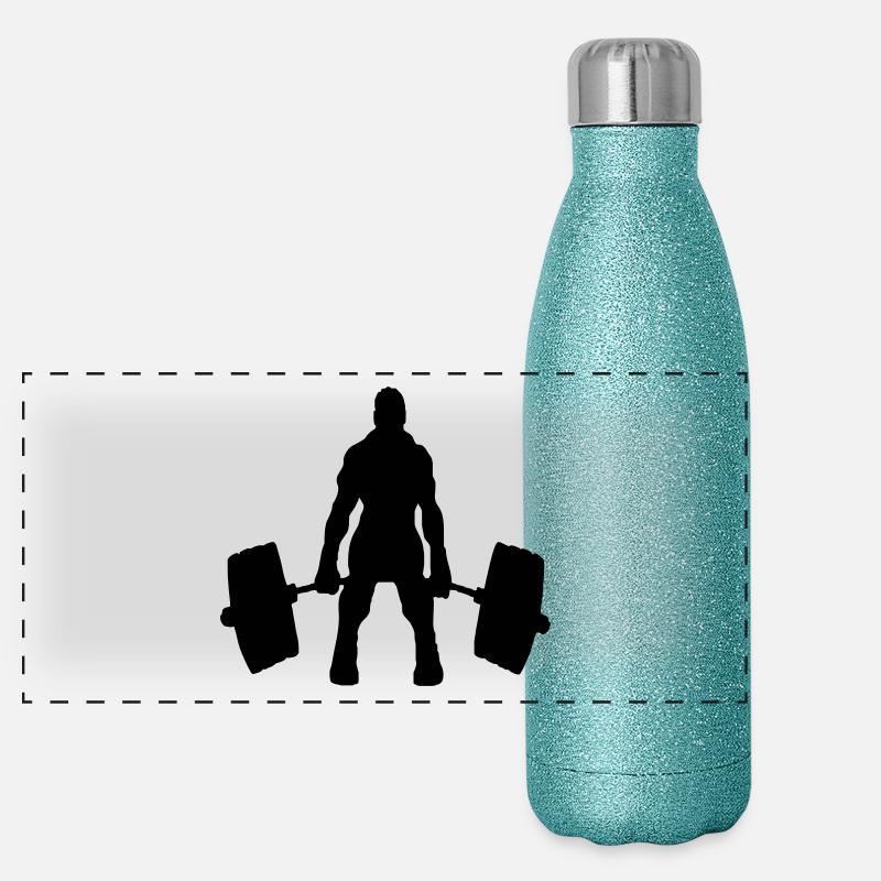BODYBUILDER LOGO Panoramic Glitter Thermal Bottle 500 ml