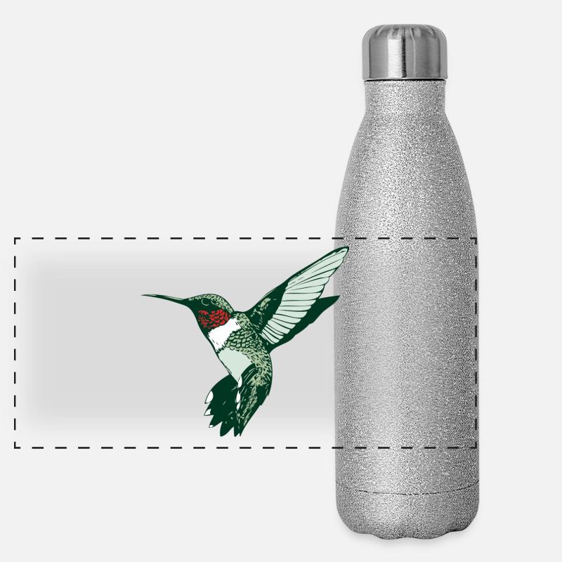 humming-bird Panoramic Glitter Thermal Bottle 500 ml