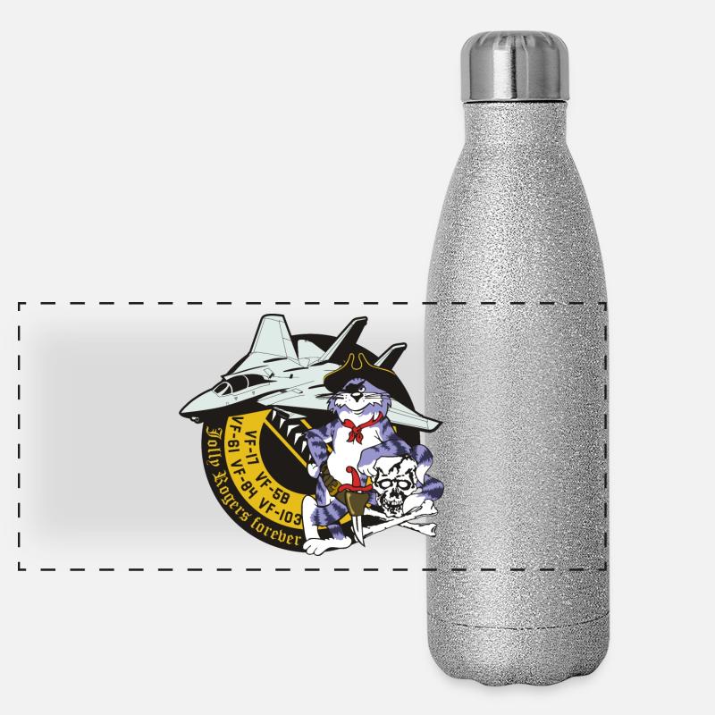 Tomcat - Jolly Rogers Forever Panoramic Glitter Thermal Bottle 500 ml