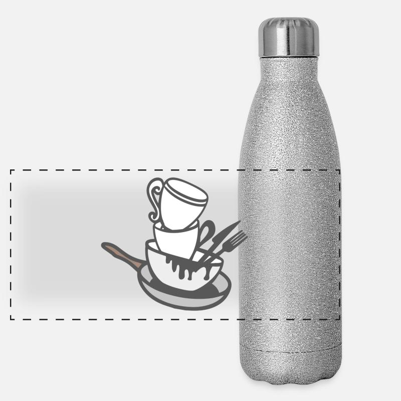 vaisselle Gourde isotherme panoramique pailletée 500 ml
