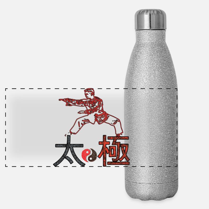 Combattants de Taichi Gourde isotherme panoramique pailletée 500 ml