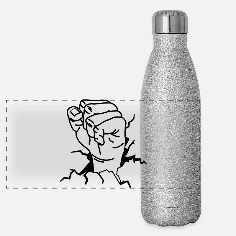 FAUST Panorama Glitzer Isolierflasche 500 ml