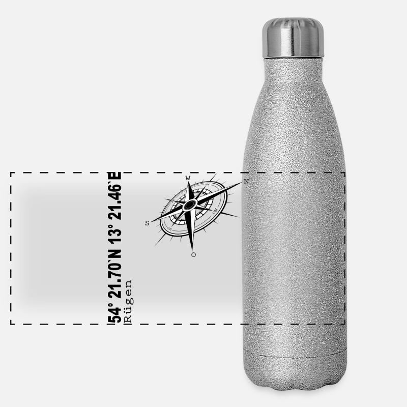 Panorama Glitzer Isolierflasche 500 ml