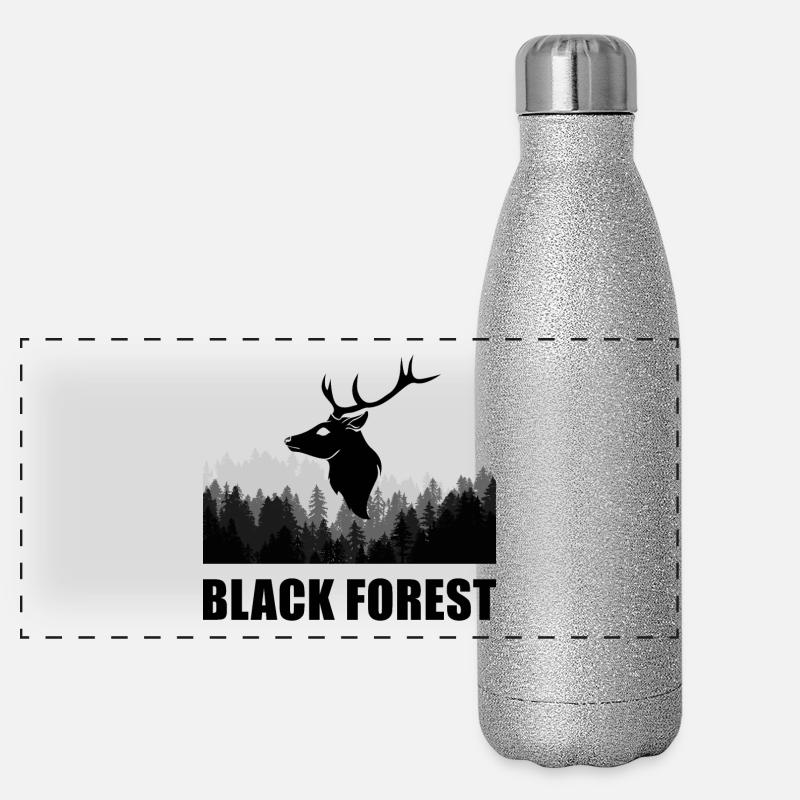 Black Forest Panorama Glitzer Isolierflasche 500 ml