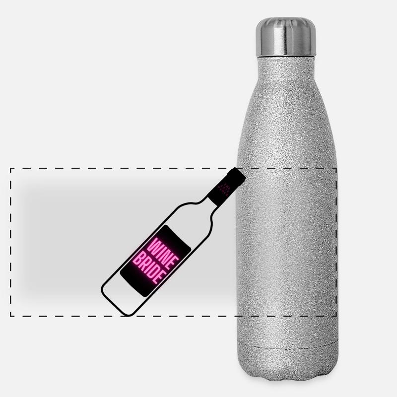 MARIÉE DE VIN Gourde isotherme panoramique pailletée 500 ml