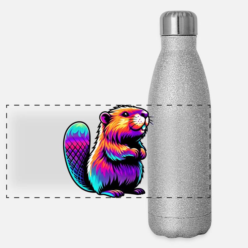 Bieber Panorama Glitzer Isolierflasche 500 ml