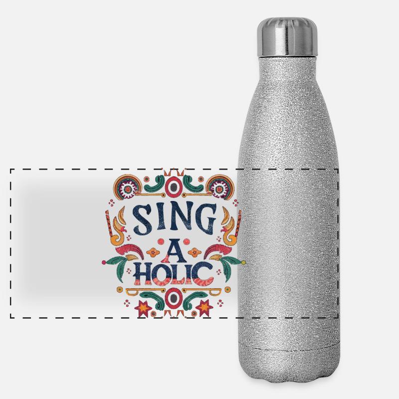 Sing-aholic Panoramic Glitter Thermal Bottle 500 ml