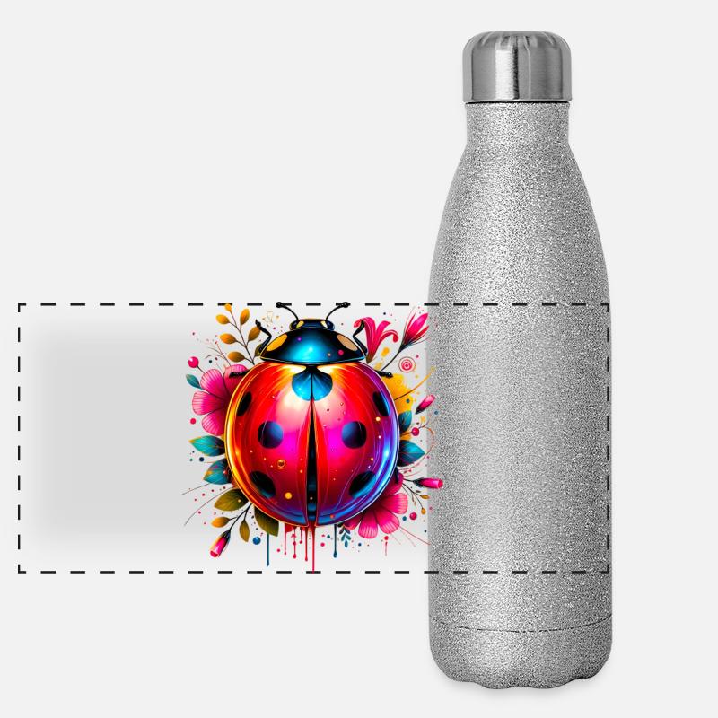 Coccinelle Gourde isotherme panoramique pailletée 500 ml