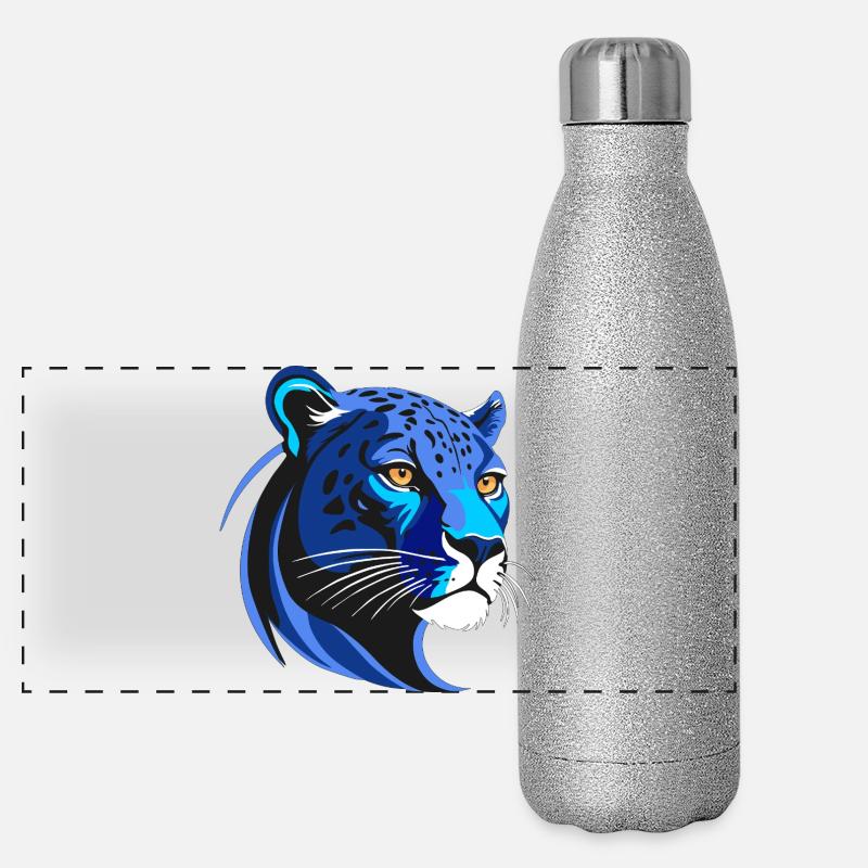 PANTER BLU Gourde isotherme panoramique pailletée 500 ml